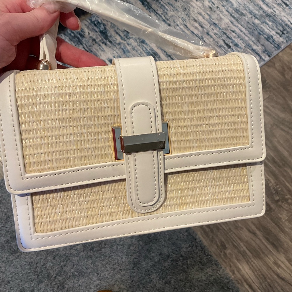 Top handle Woven crossbody bag - Picture 5 of 14